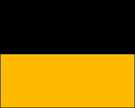 Флаг Австрийской империи (1804-69гг.) и эрцгерцогства Австрии (1869-1918гг.). Фамильные цвета династии Габсбургов.