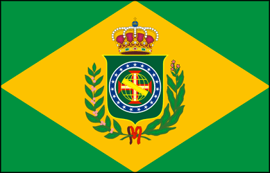 Флаг Бразильского Королевства (18.09 - 01.12.1822г.)