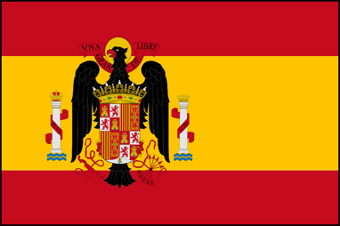 Флаг Королевства Испания 1945-77гг.
