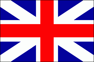 Флаг Унии Англии и Шотландии (1606г.). Первый официальный ''Юнион Джек''.