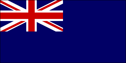 Синий кормовой британский флаг (т.н. ''Blue Ensign'')