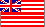 Флаг с ''Юнион Джеком'' в кантоне. Послужил основой для создания флага США