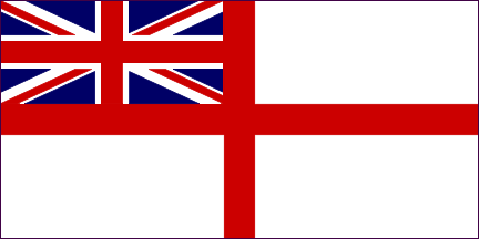 Белый кормовой британский флаг (т.н. ''White Ensign'')