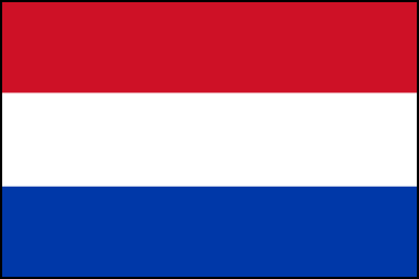 Флаг Нидерландов - триколор с горизонтальными полосами красного, белого и синего цвета. Первоначально флагом республики, официально утверждённым в 1599 году, стало знамя принца Оранского с его родо-выми цветами: оранжевым, белым и синим. Перед тем морские гёзы пользовались 6-9 полосными флагами с тем же сочетанием цветов. Но в 1630 году, вследствие революционных потрясений, оранжевая монархическая полоса была заменена на красную. Так и остался этот флаг государственным даже после провозглашения Ни-дерландов монархией в 1815 году. Считается, что замена на флаге оранжевого цвета на красный имела также практическое значение: оранжевый цвет на морских флагах быстрее выгорает, чем красный. В дни праздников оранжевый вымпел королевской династии по-прежнему поднимается над государственным флагом. Когда-то на территории современного Бенилюкса - в науке эту территорию принято называть Нидерландами историческими - существовало множество мелких графств, княжеств, папских земель, связанных отчасти вассальной зависимостью. В XV веке почти все эти области оказались под властью бургундских герцогов. Позднее Нидерланды вошли в состав обширных владений Габсбургов, а при разделе Священной Римской империи попали в зависимость от Испании.