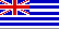 Британский белый кормовой флаг (англ.: ''The British (Defaced) White Ensign'')с нанесенными синими полосами