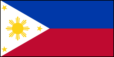 Флаг Филиппин, соотношение сторон 1:2