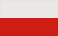 Флаг Польской Республики (1945-52гг.) и Польской Народной Республики (1952-90гг.)