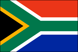 Современный флаг ЮАР (с 1994г.)
