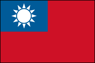 Флаг Тайваня, соотношение сторон 2:3