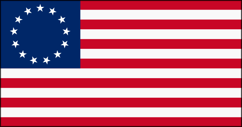 Флаг Бетси Росс (1777г.)