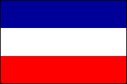 Флаг Королевства Югославия (1918-29гг.)