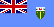 Британский кормовой флаг с эмблемой территории в вольной части (англ.: ''The British (Defaced) Ensign with the Badge'')