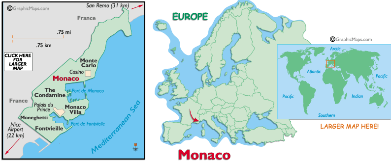 Ещё в античное время финикийцы основали на берегу Лигурийского моря укреплённое поселение, названное ''Монёки'', т.е. ''уединённое''. Но есть и другое объяснение названия государства, связанное с историей его возникновения (название княжества переводится как ''монах'')